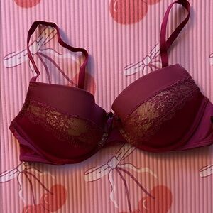 Adore Me Lace Bra in Rich Burgundy